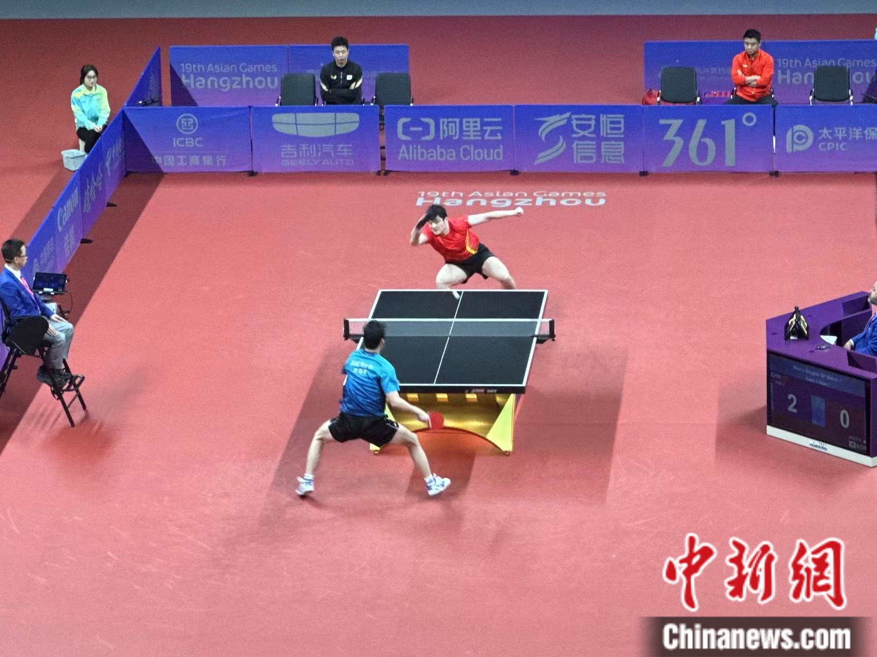 樊振东力克张禹珍挺进决